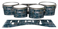Pearl Championship Maple Tenor Drum Slips - Blue Slate Traditional Camouflage (Blue)
