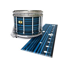 Yamaha 9300/9400 Field Corps Snare Drum Slip - Blue Horizon Stripes (Blue)