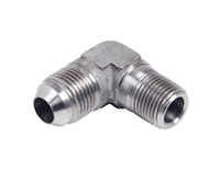-16 AN to 1 NPT Stainless Steel 90 Degree Adapter Fitting