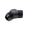 Fragola -12 AN to 3/4 NPT 45Â° Adapter Fitting Black