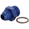 Fragola -8 ORB 3/4-16 Thread to -12 AN Flare Adapter Blue