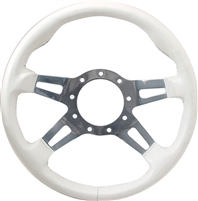 13" Formuling Replacement Steering Wheel White