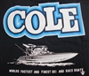 Cole Boats T-Shirt Black