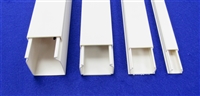 1-1/2" X 3/4" X 8' Snap Cover Raceway W/Pre-Punched Mounting Holes_White