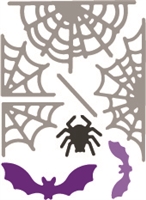 5216-01D Bats and Spiderwebs Die
