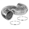 Hydro Crunch 6" Aluminum Ducting w/ Ducting Clamps
