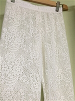 (Best; 2nd Reorder) White Lace Leggings