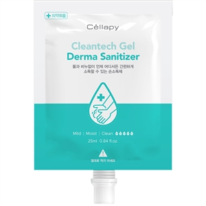 (10Packs) Cellapy Cleantech Gel Derma Sanitizer 25ml * 10pack
