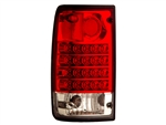 Red/Clear LED Tail Light Set For 1989-1995 Pickup