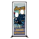 FrameWorx Double Face Cut Out Banner Display