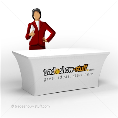 Stretch Trade Show Table Cover