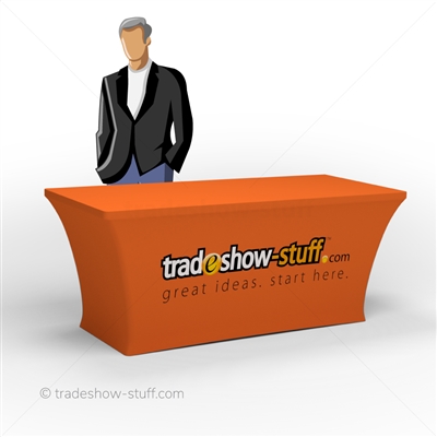 Stretch Trade Show Table Drape