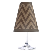 Chevron Red Wine Glass Shades Party Pack Paper Translucent Vellum Brown Teal Morocco and Zig zag pattern Black
