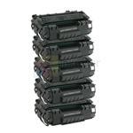 HP Q5949X (HP 49X) New Compatible Black Toner Cartridges 5 Pack Combo High Yield