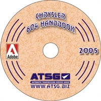 ATSG Update Supplement CDROM Chrsyler A604 Overdrive Automatic Transaxle