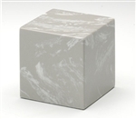 Silver Gray Small Cube Keepsake