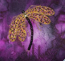 Alison Cole Embroidery -Lola Dragonfly