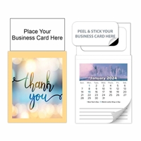 2024 Magnetic Business Card Tear-Off Calendars with Mailing Envelope