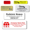Personalized Rectangular Labels