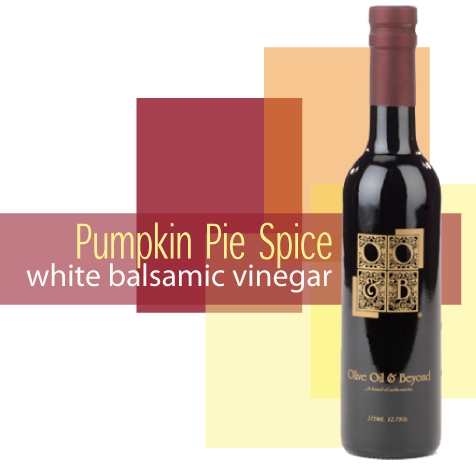 Bottle of Pumpkin Pie Spice White Balsamic