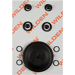 Wilden 02-9805-53 Wet Kit, 1'' Original Clamped, All Plastics, Viton (1'' O/P/VTS)
