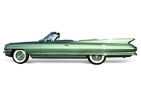 1961 Cadillac Series 62 Convertible 1:24
Image shown is actual car, final model specifications not finalized