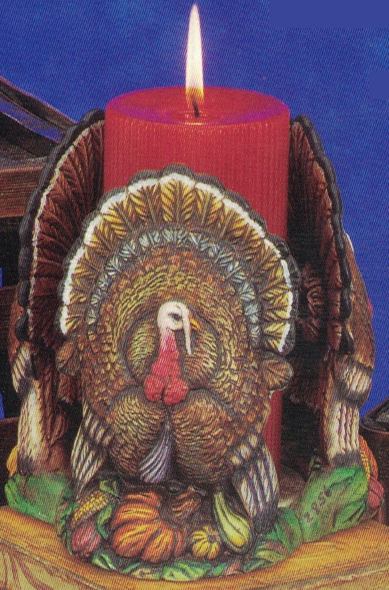 2856 Turkey Candle Holder