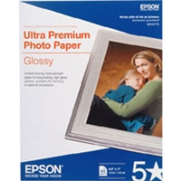 Epson S042121 Premium Photo Paper Glossy Borderless 8" x 10" 250 sheets