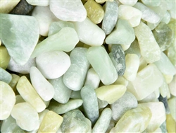 Polished Jade Green Pebbles 1" - 2"