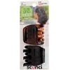Scunci No-Slip Grip All Day Hold Jaw Clips, Medium, 2 CT