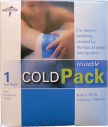 Reusable Cold Ice Pack - Reusable gel cold pack. A great ice pack for home or office. MED960