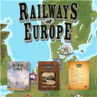 Railways Updated Map & Cards - Europe