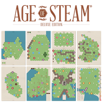 Age of Steam Deluxe: Expansion Maps