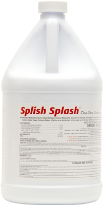 One Step Disinfectant by Splish Splash, 1 Gallon (2 pack)