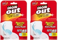 iron Out Automatic Toilet Bowl Cleaner - 2 Pieces