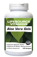 Aloe Vera Gels 10,000 mg - 100 Softgels