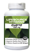 CoQ10 100 mg  - 50 Softgels