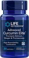 Life Extension - Advanced Curcumin Elite with Turmeric Extract, Ginger & Turmerones- 30 Softgels