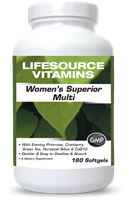 Women's Superior Multivitamins & Minerals 180 Softgels - Late 30's through 50's VALUE SIZE