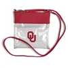 Oklahoma Sooners clear crossbody purse