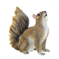 Bushy Tail Squirrel Statue Garden Decor