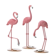 Flamingo Trio Tabletop Decor