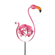 Flamingo Spinner Garden Stake