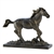 Wild Running Stallion Bronze Color Statue