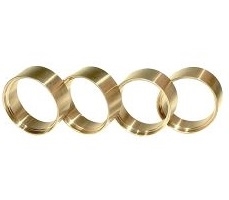 APS Brass Inner Clamp Ring Weights for 1:18 1:24 Crawler TRX-4 SCX24, APS29026