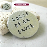 Personalized Mommy of an Angel Pocket Coin
