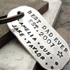 Personalized Best Dad Ever Key Chain