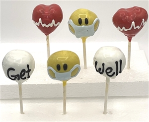 Cake Pops -  Get Well, Box of 6