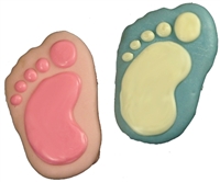 Hand Dec. Cookies - Baby Feet