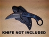 PRE ORDER ONLY Custom made kydex sheath for the Devils Claw Sheath Only PRE ORDER